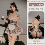 Maid + boundless black stockings