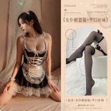 Black (maid outfit + boxer stockings)