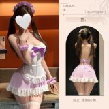 Maid [skirt + headdress + bracelet] + white stockings