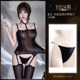 Y024 Set + [N74 Rhinestone Underwear]