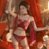 Necklace + Top + Underwear + Sleeves