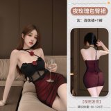 Night Rose + Black Fishnet Stockings