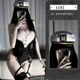 Seductive police uniform + matching hat