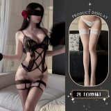 bodysuit + white stockings