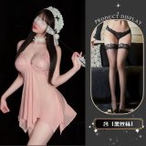 Pink + Black Stockings