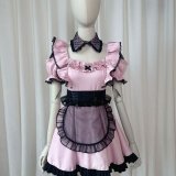 Pink maid outfit + headband