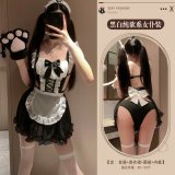 Pure and seductive maid + white stockings