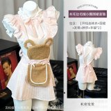 Pure pink (inner layer + skirt + bracelet + choker + headband)