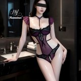 Purple + Black Stockings