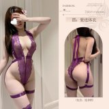 Purple + matching stockings