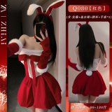 Q080 Christmas [Christmas Dress + Headband + 2 Bracelets + Neckband + T-shirt]