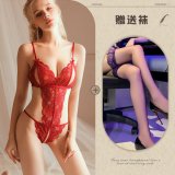 Red + Black Stockings