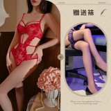Red + Black Stockings