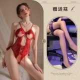 Red + Black Stockings