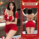 6921183363246 Red [Necklace + Camisole + Bodycon Skirt + T-shirt]