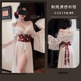 Red [outer robe + belt]