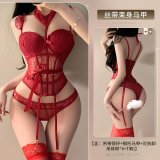 Burgundy [Stockings not included]
