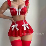 Red (with stockings)