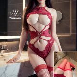 Wine red + red silk