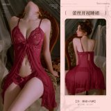 6921183365257 Burgundy [Nightgown + Panties]