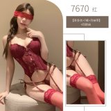 Red outfit + matching socks
