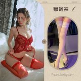 Red and white stockings