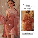 Rose gold coat + jacket