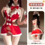 4303 Christmas Uniform [Neck Ring + Skirt + T-shirt]