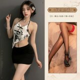 Sexy outfit + influencer stockings