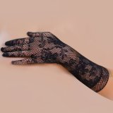 ST01 Alluring Black ◆ Sexy Assassin 【Lace Gloves】