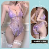 1980930895532642335 + Purple bodysuit