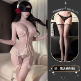 White + Black Boundless Stockings