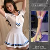 Image style + white bow-tie stockings