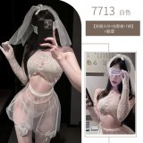 White suit + eye mask