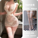 White + Fishnet Stockings