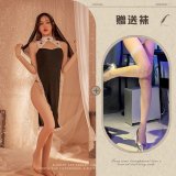 Picture set + white fishnet stockings