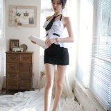 Picture set + white fishnet stockings