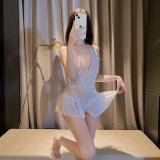 white jumpsuit