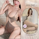 Image color + white open crotch socks