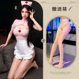 Image color + white open crotch socks