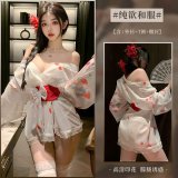 White (outer shirt + underwear + waist belt)