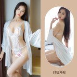 White outer robe and jumpsuit