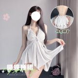 White (satin finish with breast pads)