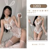 White + white narrow-brimmed stockings