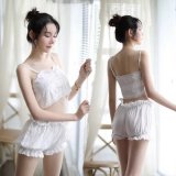 White + white stockings