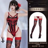 Y006+4024 Set + [Tie-up Pattern Stockings]