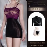 Y049 Set + [N74 Rhinestone Panties + 8113 Chest Chain]