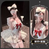 Cherry Blossom and Jasmine Knot ~ [Apron + Tutu + Eye Mask + Headband]