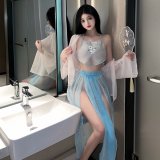 Jade hairpin blue [outer robe + camisole + T-shirt]