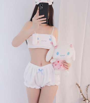 Manny Night Sexy Maid Costume for Women - Cute Uniform Lingerie Set, No-Remove Seductive Housemaid Outfit - 262 (excluding eye mask)